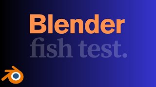 Blender Fish Test Animation