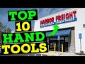 Top 10 Hand Tools @Harbor Freight Tools (2021)