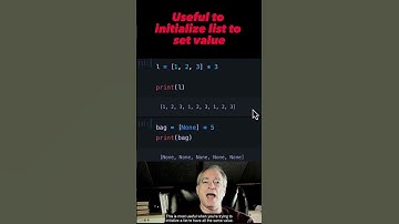 Did you know you can use  * (Multiply) with Python lists and sequences 😲 #shorts