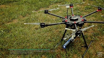 Metal detection with drone equipped with magnetometer