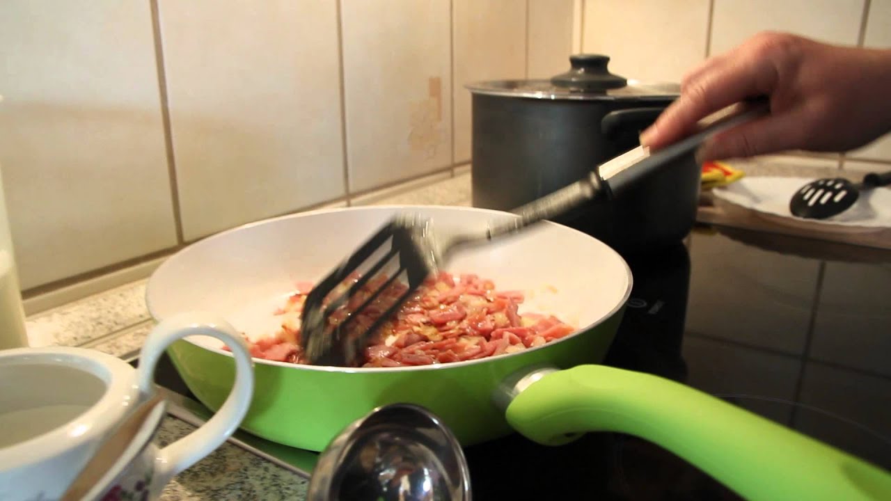 Bandnudeln mit Schinken-Sahne-Soße