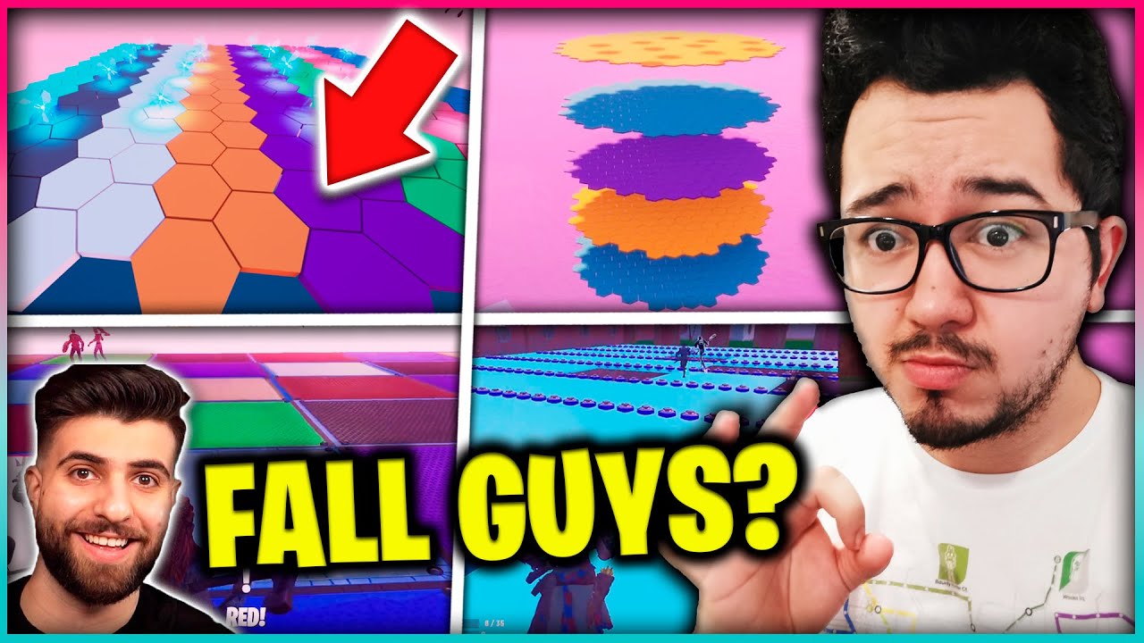 FORTNITE x FALL GUYS Mapa Syphers Party Games (Minijuego Fortnite