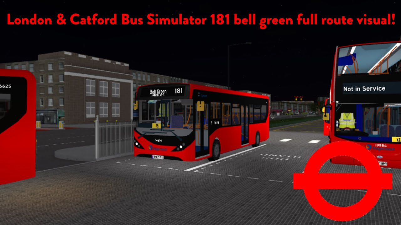 Roblox London Catford Bus Simulator Route 181 Full Route Visual Youtube - london leaked roblox