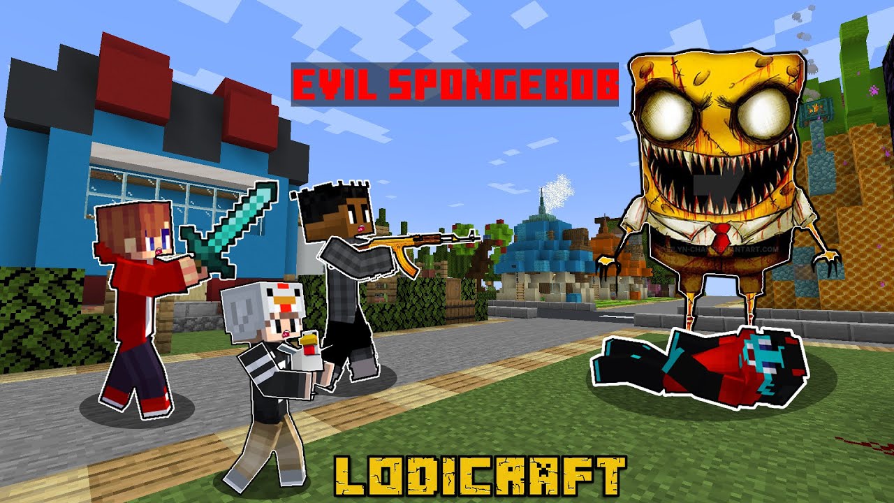 PEPESAN was KIDNAPPED by EVIL SPONGEBOB in Minecraft