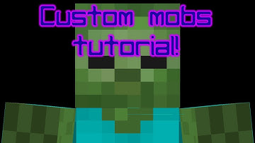 Minecraft - How To Make Custom and Geared Mobs!