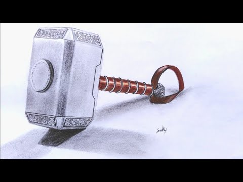 Hammer Drawing Thor