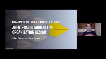 ODC Webinar: Agent-based Models for Organization Design