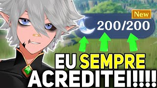 FINALMENTE!!! o IMPOSSÍVEL ACONTECEU: AUMENTO De RESINAS No GENSHIN IMPACT 4.7