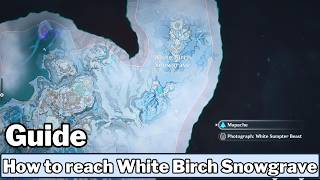 How to reach the Statue of the Seven at White Birch Snowgrave - Genshin Impact