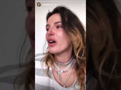 Bella Thorne Talking about her nudes and cries!