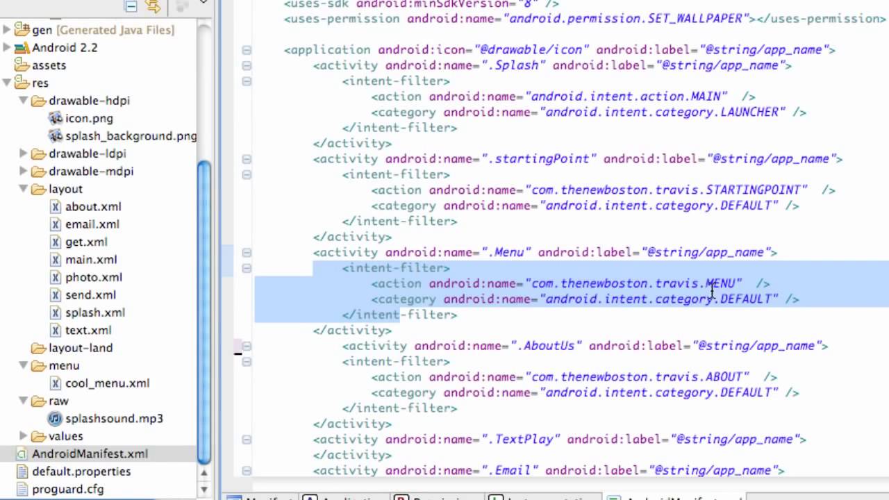Android Application Development Tutorial 53 Text Activity with Theme ...