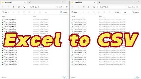 Batch Conversion from Excel to CSV | Convert Xlsx Files to comma separators