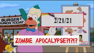 The Simpsons Predicts Zombie Apocalypse in February 21, 2021