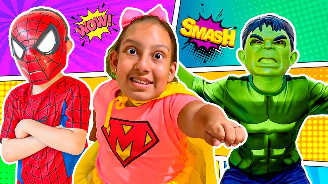 Super Heróis ajudam amigos em histórias divertidas para crianças - Família MC Divertida