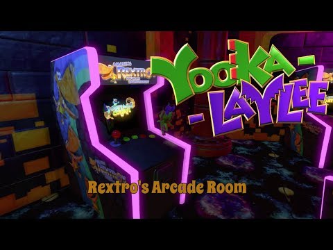 Video: Yooka-Laylee Spela Myntplatser Och Retrox Arcade Machine-platser