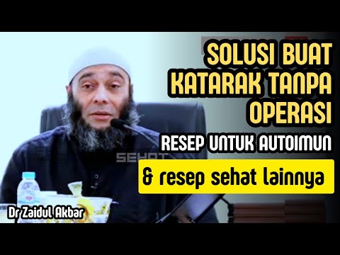 Dr Zaidul Akbar Obat Mata Katarak