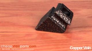 Copper Vein - Angled Shoe for Balusters