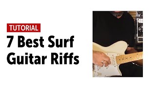 7 Best Surf Guitar Riffs (Free Tutorial in link below) chords