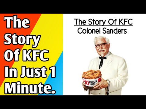 Video: Zakladatel KFC – plukovník Sanders. Biografie, aktivity a historie