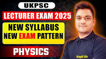 ukpsc lecturer  2025 | new syllabus & exam pattern | ukpsc latest update | उत्तराखंड प्रवक्ता भर्ती