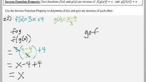 Math 119 : 10.1 #22 (Intermediate Algebra Tutorial : Inverse Functions)