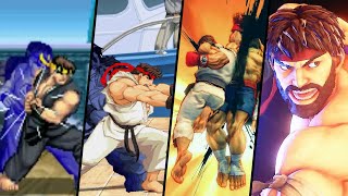 Evolution Of Ryu Super Moves (1994-2020) Street Fighter