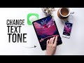 How to Change your Text Tone on iPad (tutorial)
