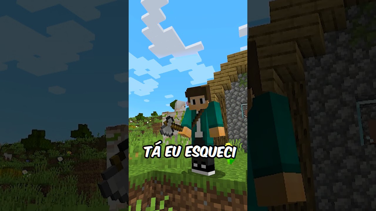 Minecraft mas NÃO POSSO tocar no BRANCO