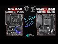 MSI B550 Gaming Plus vs Gigabyte B550 Aorus Elite