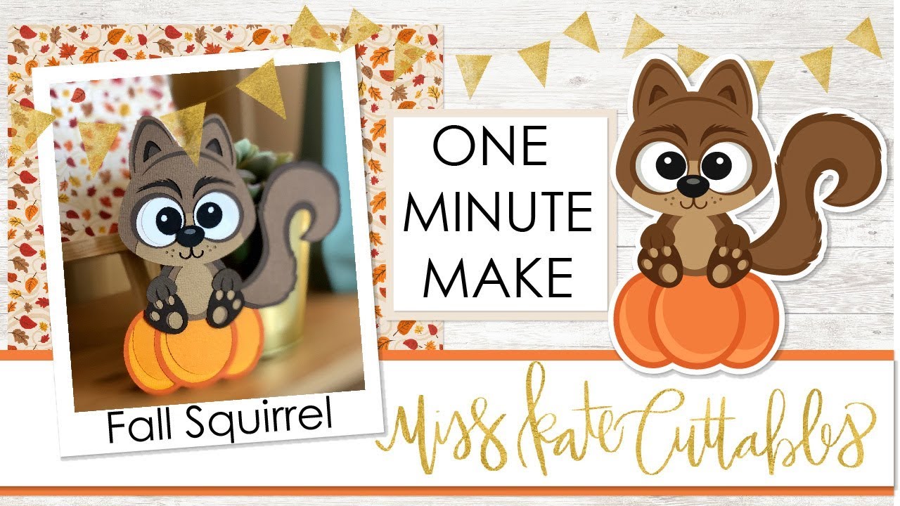 Download 1 Minute Make Fall Squirrel Layered Svg How To Tutorial Cricut Explore Maker Silhouette Cameo Youtube