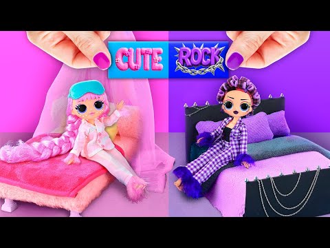 Aranyos és rockos mini barkácsolás L.O.L. Babák! 9 éjszakai rutinötlet