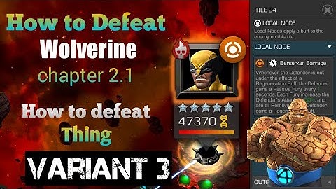 How to Defeat Chapter 2.1 Wolverine |Polar opposites Variant 3| Marvel Contest of Champions