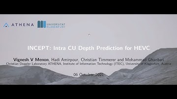 INCEPT: INTRA CU Depth Prediction for HEVC