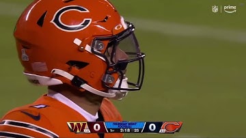 Justin Fields throws Interception