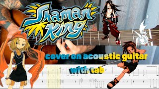 Shaman king opening (acoustic guitar cover with tab)