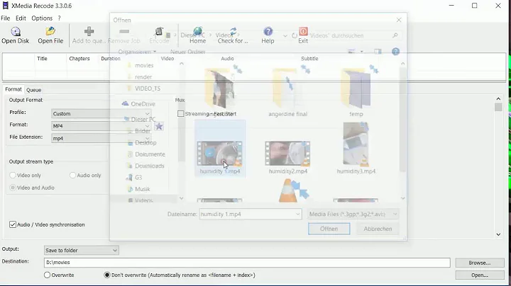 how to convert/shrink video/dvd/audio with xMediaRecode on Windows :-)