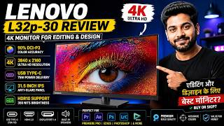 32" 4K Monitor Under Budget! Lenovo L32p-30 Honest Review