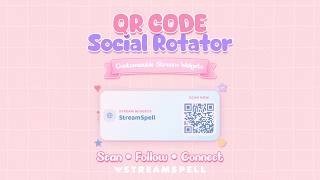 QR Code Social Rotator Widget for OBS, Twitch & Streamlabs screenshot 5