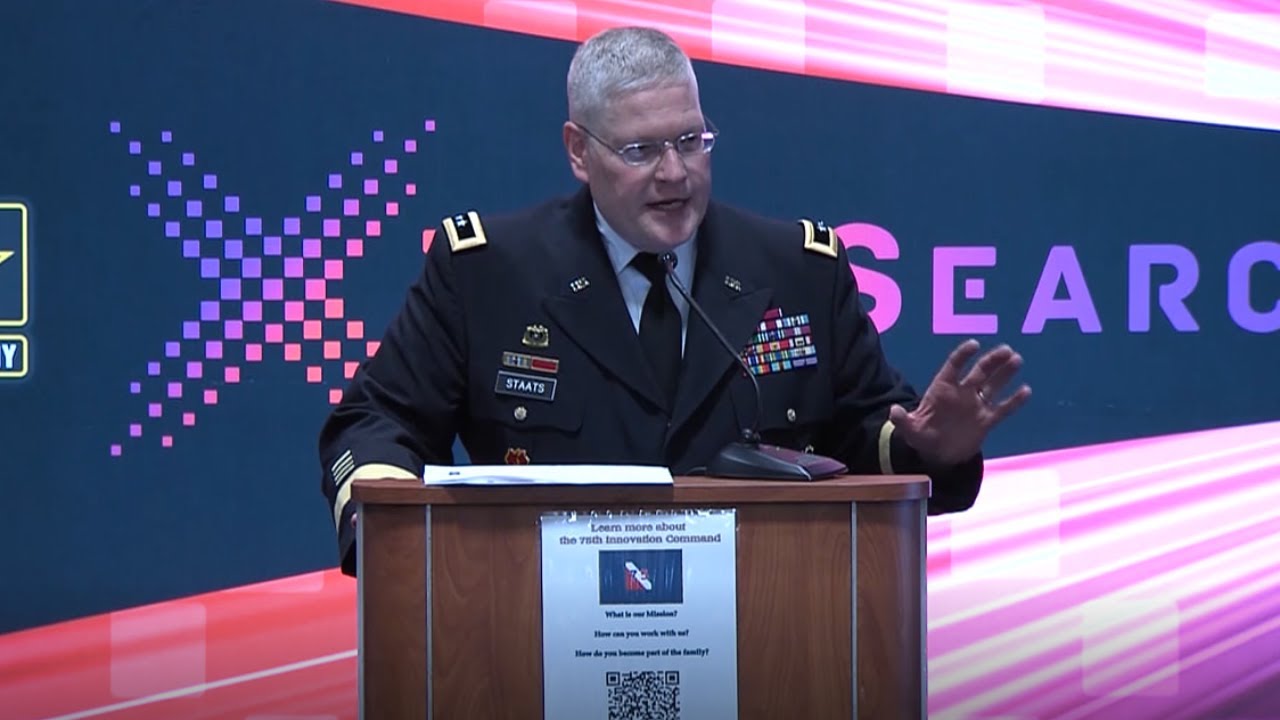 Maj. Gen. Staats,  75th Innovation Command, Keynote Address, AUSA Oct. 2019