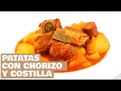 Patatas con chorizo y costilla de cerdo - el mejor guiso de patatas