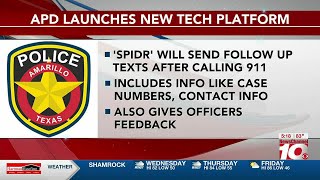 VIDEO: Amarillo police SPIDR Tech platform expanding capabilities with community engagement