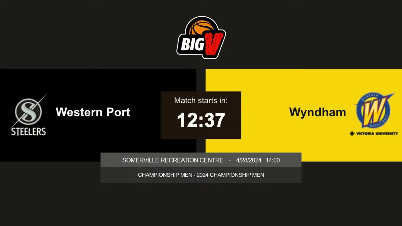 BigV Champ Men Western Port vs Wyndham Round 4 YouTube