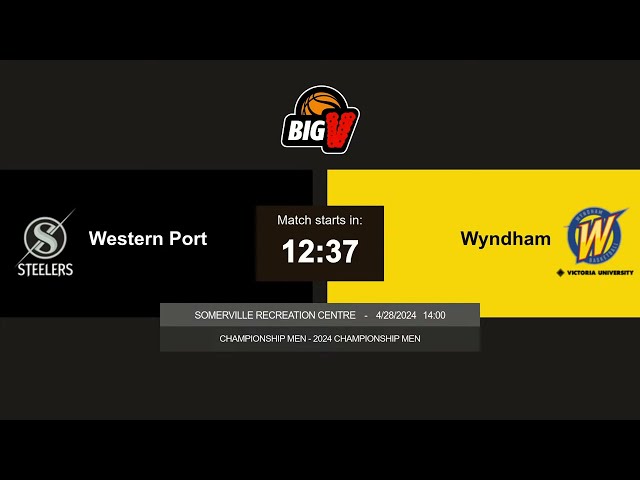 BigV Champ Men - Western Port vs Wyndham - Round 4