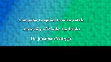 CS F484 F684 Computer Graphics Fundamentals