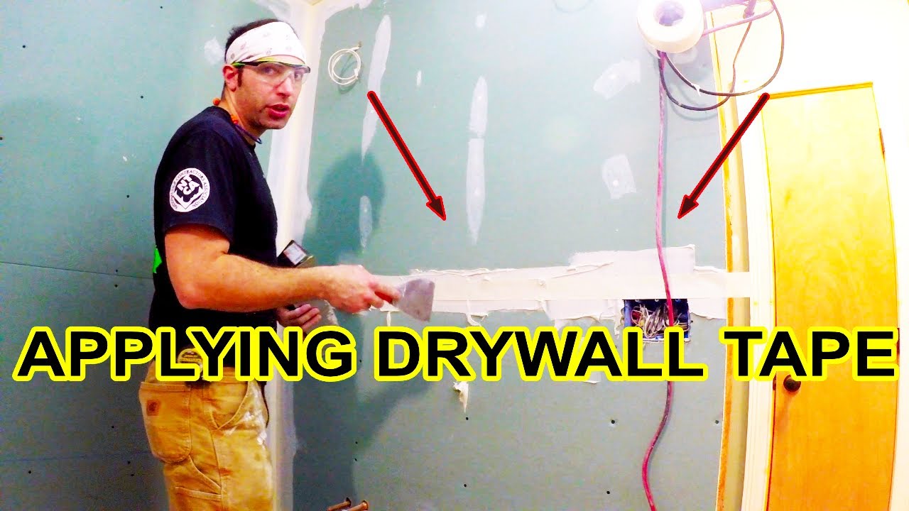 Finishing a Drywall Joint YouTube