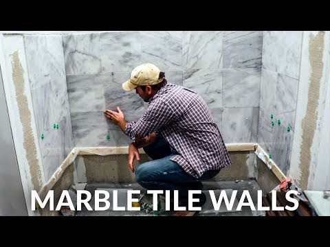 marble tile installation