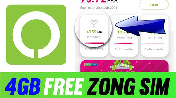 New Zong Free Internet Offer | Zong Free Internet 4GB Code 2021 | Zong | Free Internet | FAHDI TECH