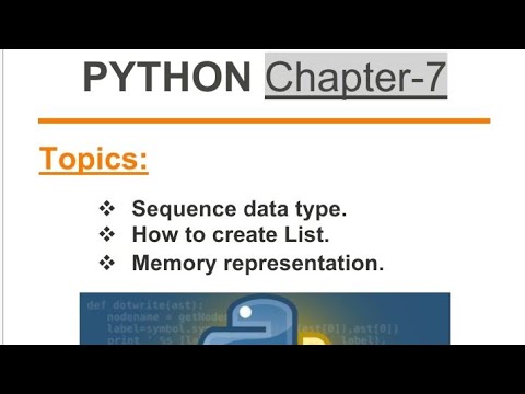 List in python| Memory representation | Python tutorials