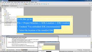 how to fix jdk error in android studio setup to android studio