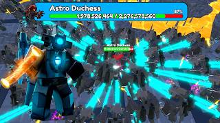 100 ASTRO TITAN CAMERAMAN vs ASTRO DUCHESS!! (Toilet Tower Defense)